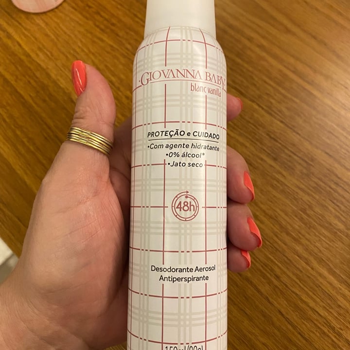 photo of Giovanna baby Desodorante Blanc Vanilla shared by @angela53 on  11 May 2022 - review