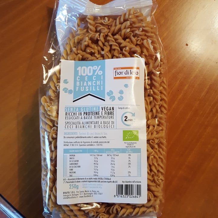 photo of Fior di Loto 100% Ceci Bianchi Fusilli shared by @pastori on  26 Sep 2021 - review