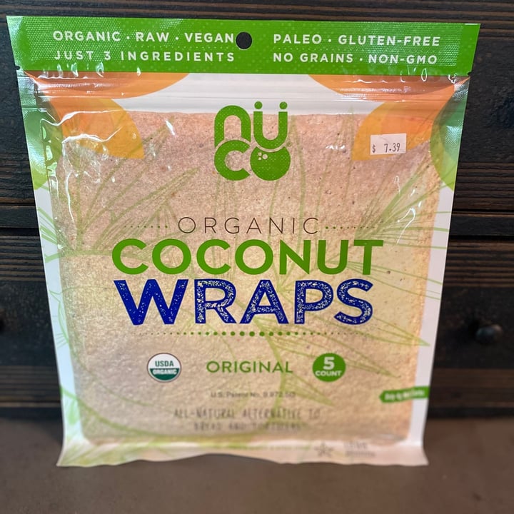 photo of Nuco Organic Coconut Wraps shared by @veganheidi on  21 Jun 2021 - review