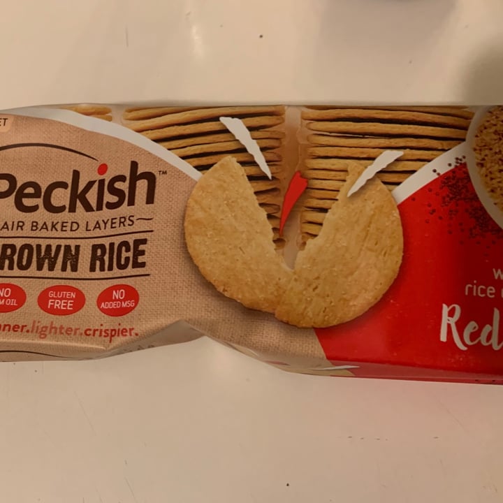 photo of Peckish Brown Rice Crackers shared by @kmurph1 on  09 Dec 2020 - review