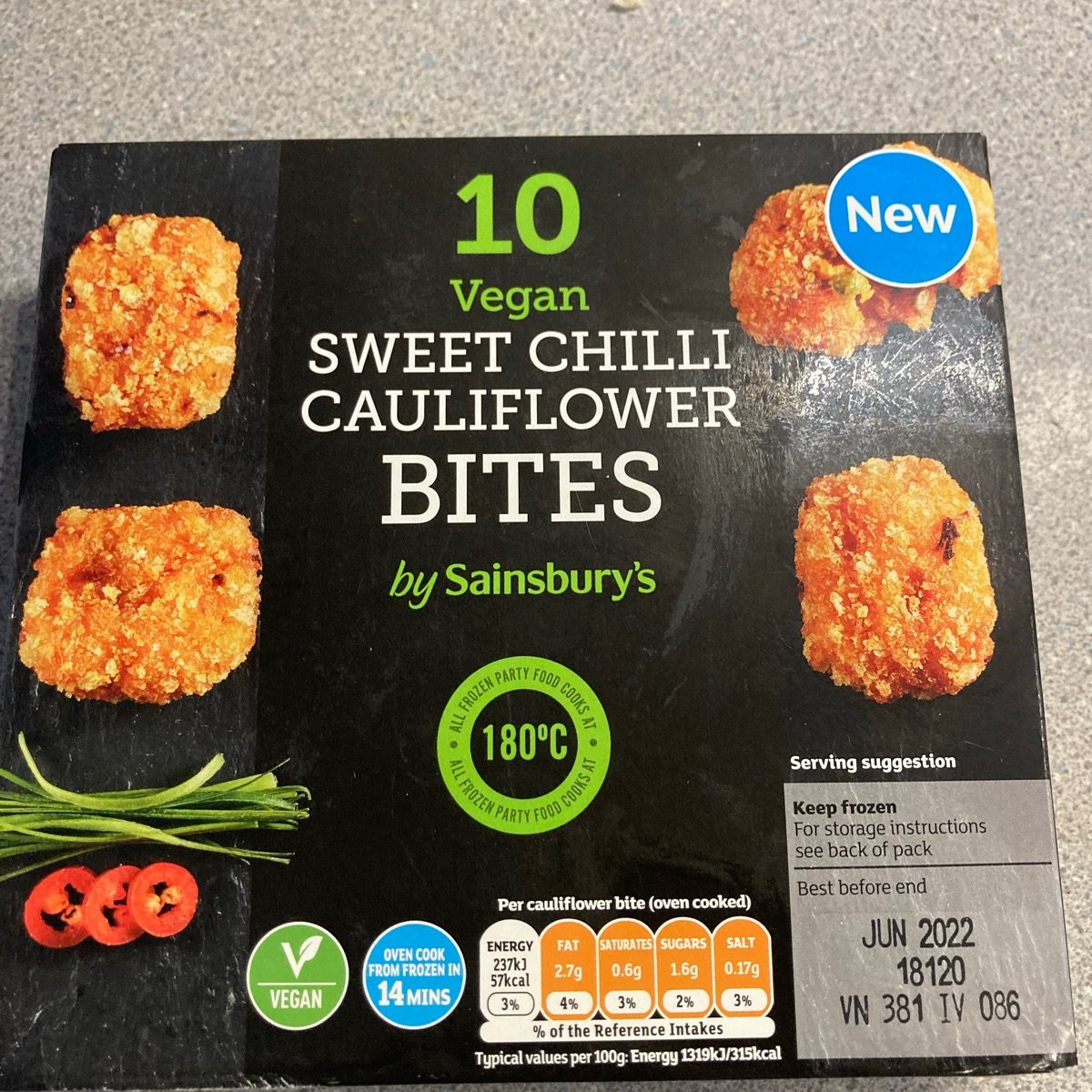 Sainsbury's 10 sweet chilli cauliflower bites Reviews abillion