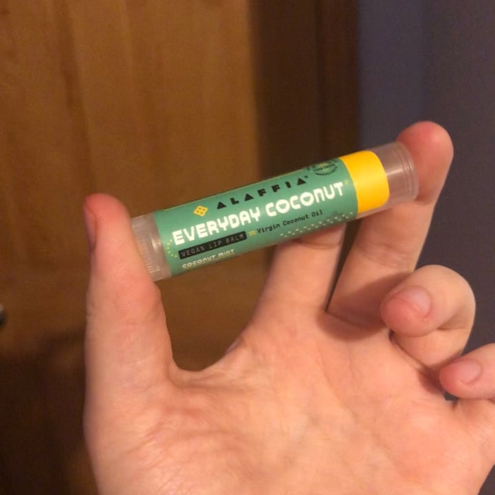 photo of Alaffia Coconut Mint Ethically Traded Lip Balm shared by @elijames on  10 Apr 2021 - review