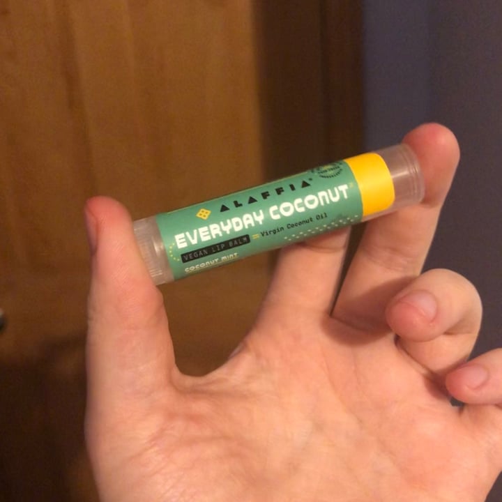 review photo of Alaffia Coconut Mint Ethically Traded Lip Balm shared by @elijames on 10 Apr 2021 - review