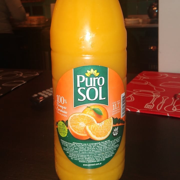 photo of Puro Sol Puro Sol Jugo De Naranja shared by @vedevegan on  27 Aug 2021 - review