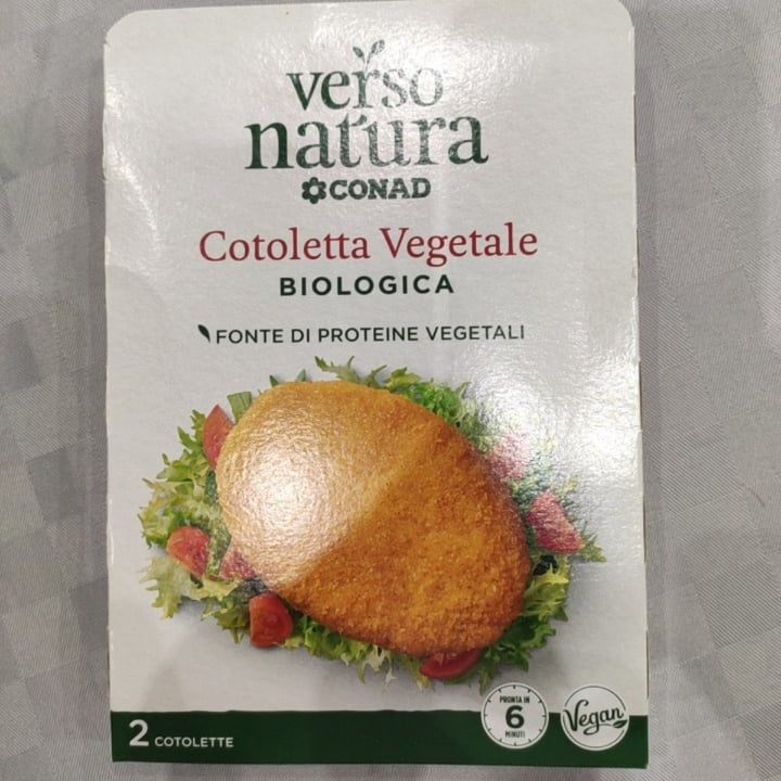photo of Verso Natura Conad Bio  Cotoletta Vegetale shared by @michiyoga on  10 Aug 2022 - review