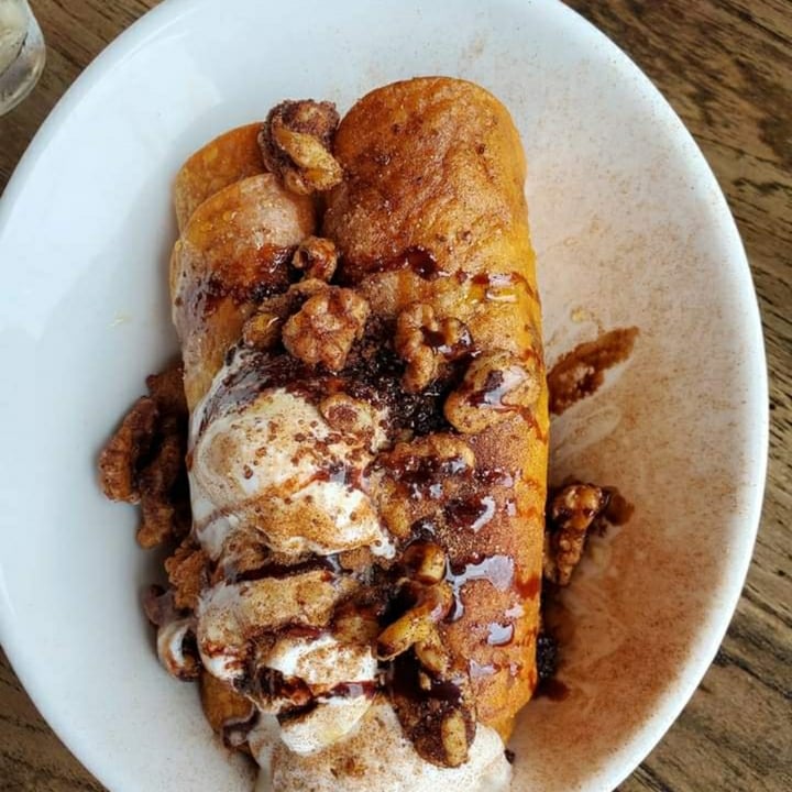 photo of Arles & Boggs Vegan Eatery Dessert Taquitos shared by @veghead56 on  06 Nov 2020 - review