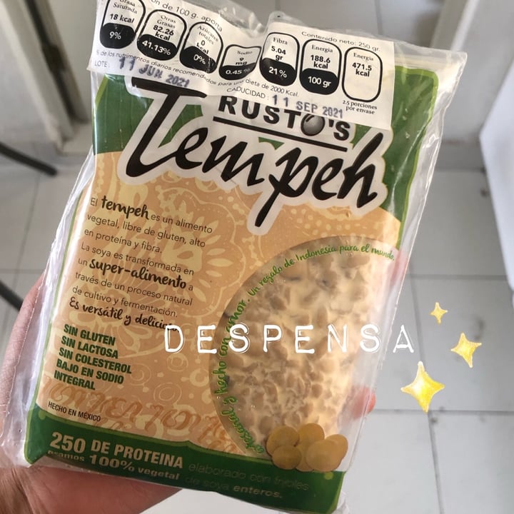 review photo of Rusto's tempeh Tempeh shared by @sunshinenz on 01 Aug 2021 - review