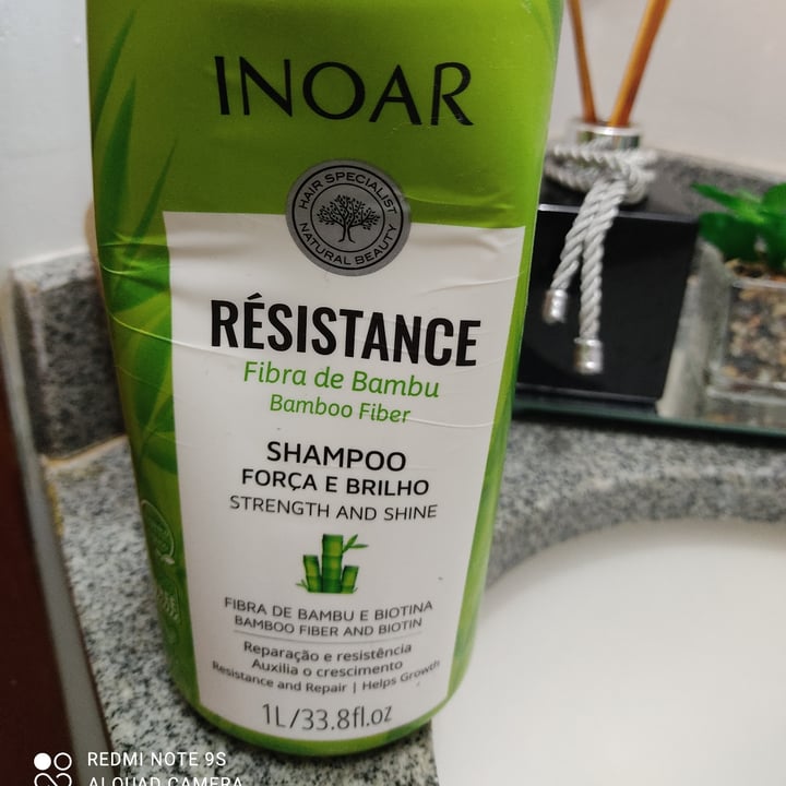 photo of Inoar Shampoo Bambu shared by @amandamenini on  19 Apr 2022 - review