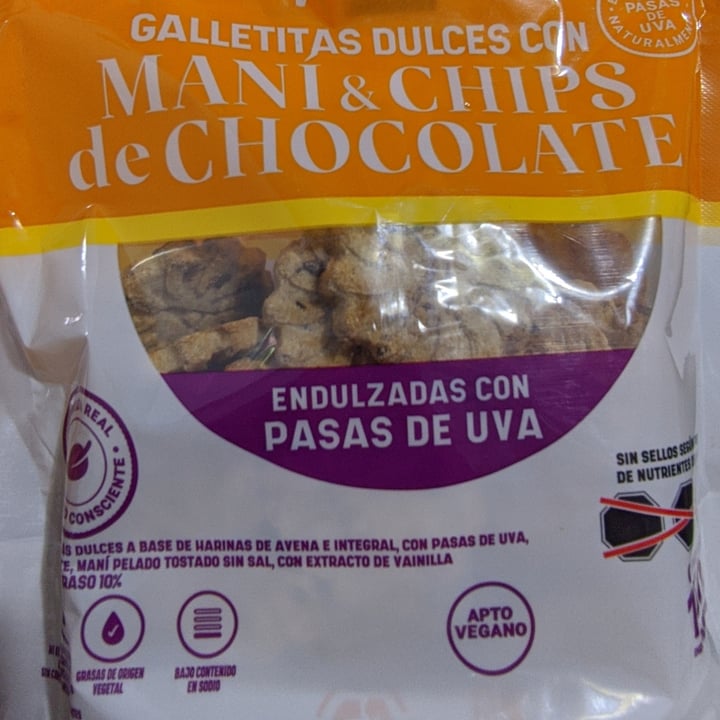 photo of Alunt Natural Alunt natural Galletitas maní & Chips De Chocolate shared by @claudio34 on  23 Oct 2021 - review