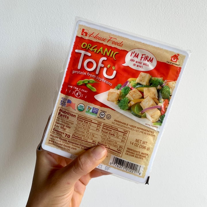 photo of House Foods Organic Firm Tofu shared by @mem on  31 May 2021 - review