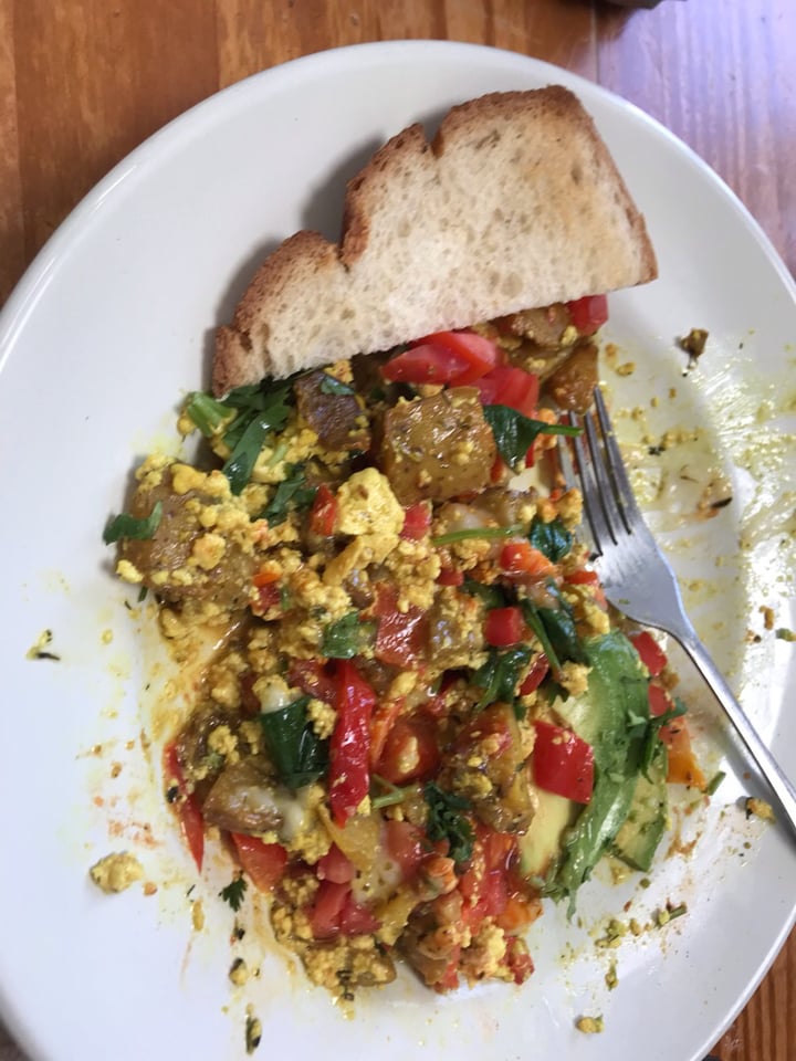 photo of Bliss Cafe Cheesy Scramble shared by @veganmeditator on  18 Sep 2019 - review