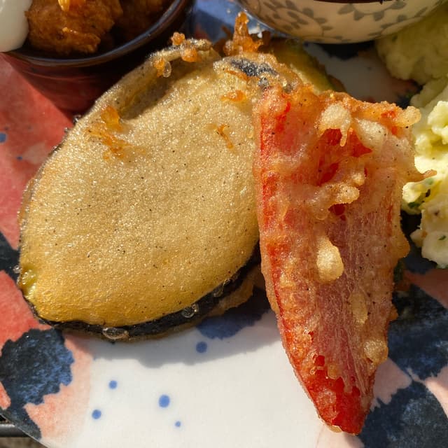 「Tempura di verdure」の料理の写真