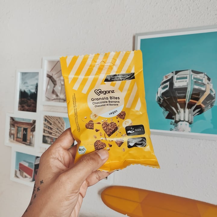photo of Veganz Chocolate Banana Granola Bites shared by @goodvibesonly on  15 May 2020 - review