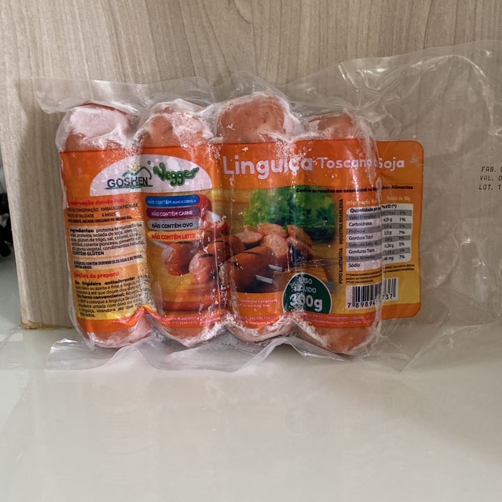 review photo of Goshen Vegges linguiça toscana de soja shared by @carlacortizo on 17 Aug 2022 - review