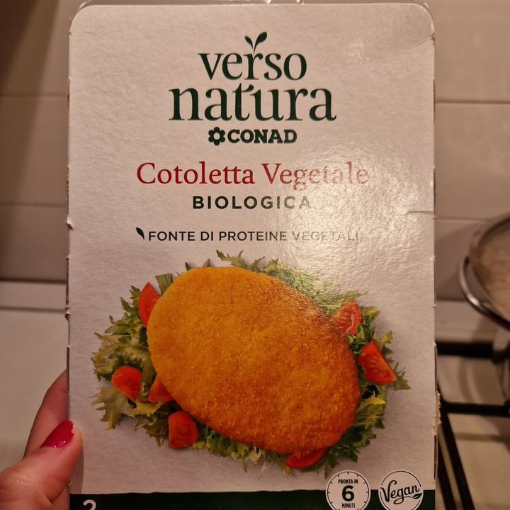 photo of Verso Natura Conad Veg Cotoletta Vegetale Biologica shared by @feddyfede on  11 Jan 2023 - review