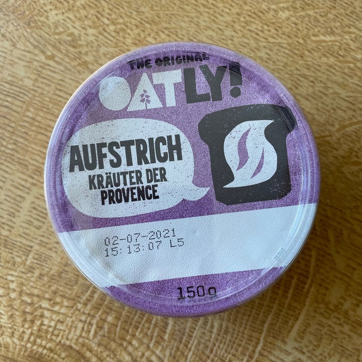 photo of Oatly Aufstrich Kräuter der Provence shared by @julyn on  15 May 2021 - review