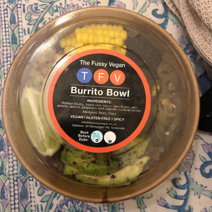 photo of The Fussy Vegan Burrito Bowl shared by @vexedsnowflake on  21 Apr 2021 - review
