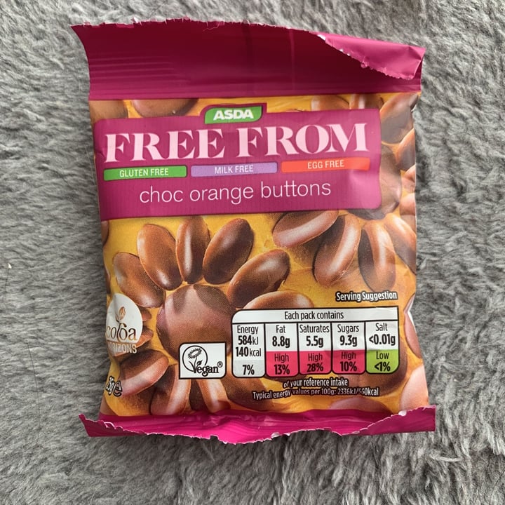 photo of ASDA Choc orange buttons shared by @marruiz on  18 Jan 2021 - review