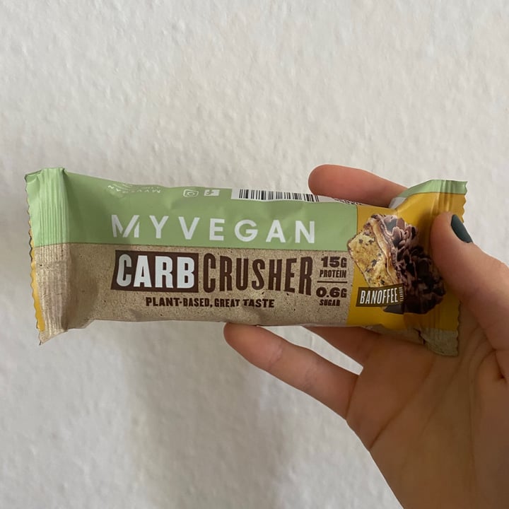 photo of MYVEGAN carb crusher banoffee shared by @holasoymylk on  17 Sep 2020 - review