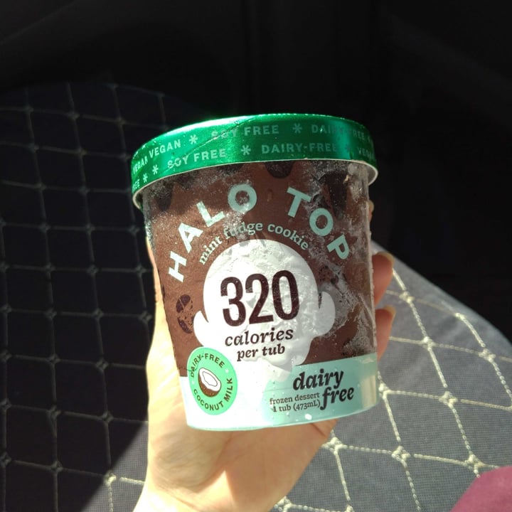 photo of Halo Top Creamery Mint Fudge Cookie Frozen Dessert shared by @jchong on  29 Oct 2020 - review