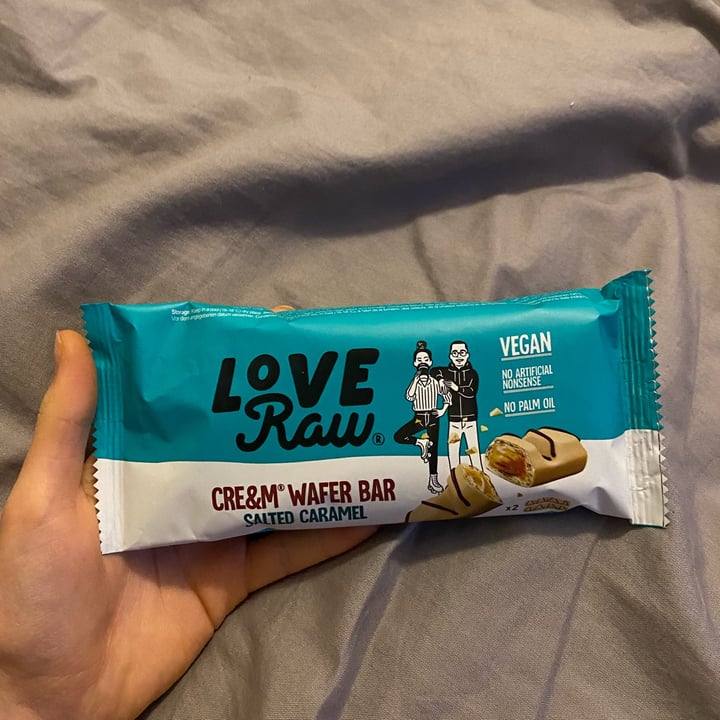 photo of LoveRaw Cre&m Wafer Bar (Salted Caramel) shared by @bethany0990 on  15 Nov 2021 - review