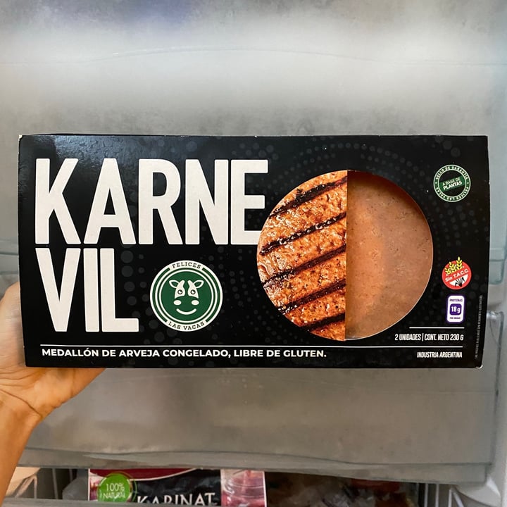 photo of Felices Las Vacas Karnevil Simil Carne shared by @camifernandez on  27 Oct 2020 - review