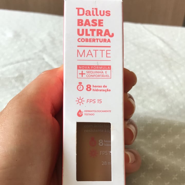 photo of Dailus Base Ultra Cobertura Matte shared by @nandab on  05 Jan 2022 - review