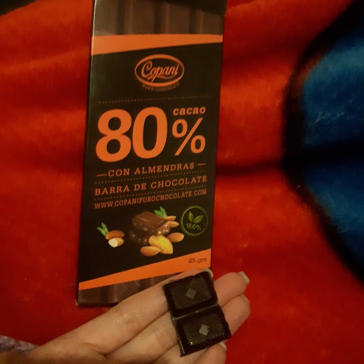 photo of Copani chocolate 80% cacao con almendras shared by @errederisa on  04 Jul 2022 - review