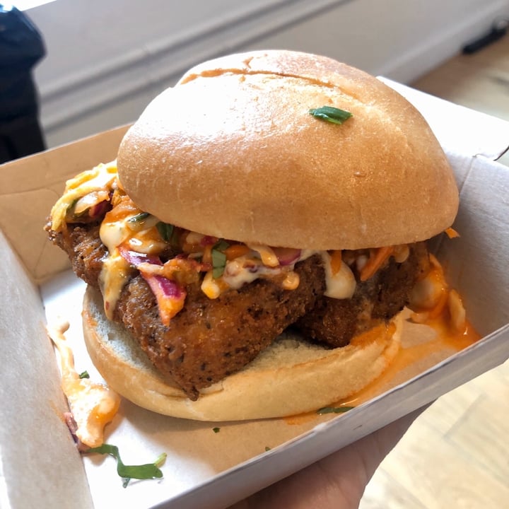 photo of MTHR Vegan Chicken Fried Tofu Sandwich shared by @kiraelizabeth on  16 Mar 2020 - review