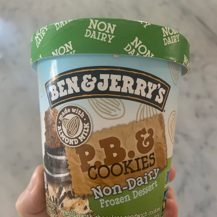 photo of Ben & Jerry's P.B. & Cookies Non-Dairy Frozen Dessert shared by @klindvall on  28 Dec 2020 - review