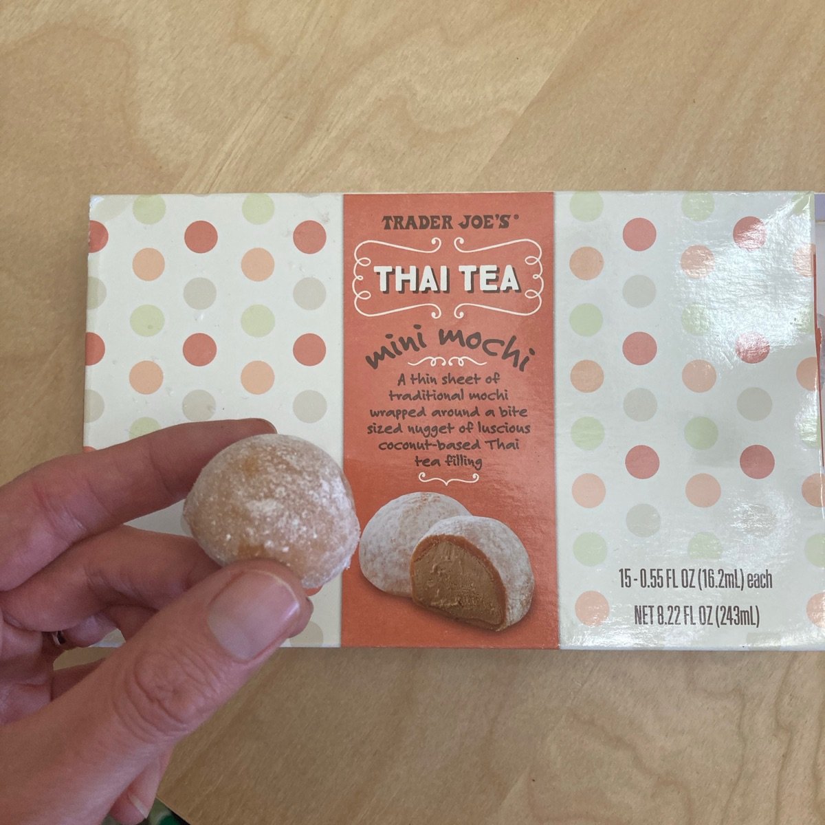 Trader Joe's Thai Tea Mini Mochi Reviews abillion