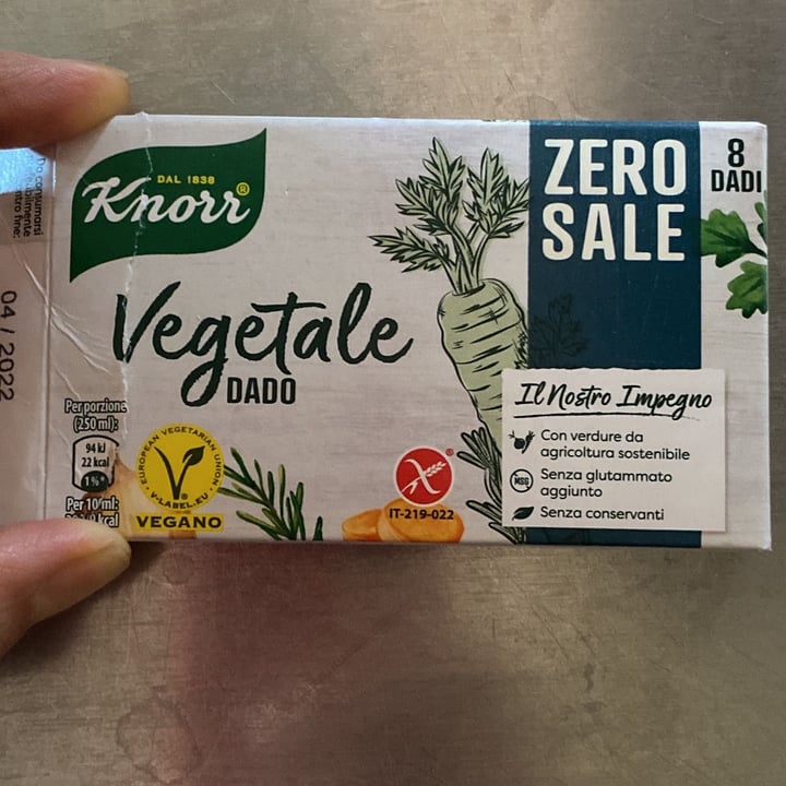 review photo of Knorr Dado vegetale Zero Sale shared by @valedocci on 13 Mar 2022 - review