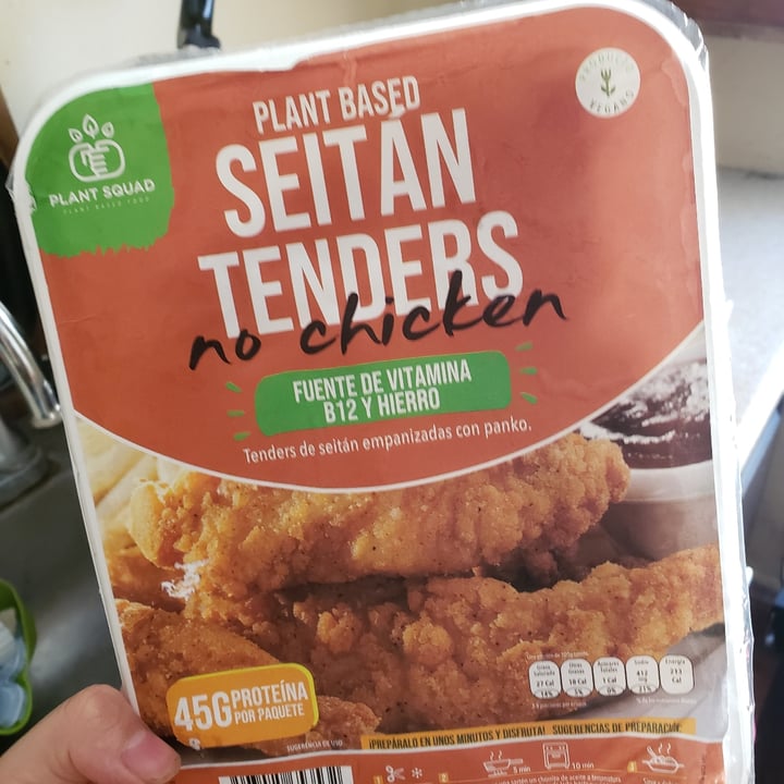 photo of Plant Squad Plant based seitan tenders no chicken shared by @blankapola on  02 Aug 2020 - review