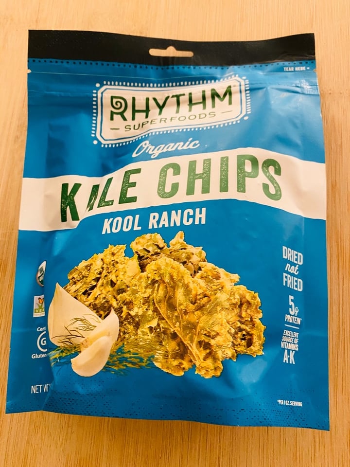 photo of Rhythm Superfoods Kool Ranch Kale Chips shared by @gardenforlife on  29 Dec 2019 - review