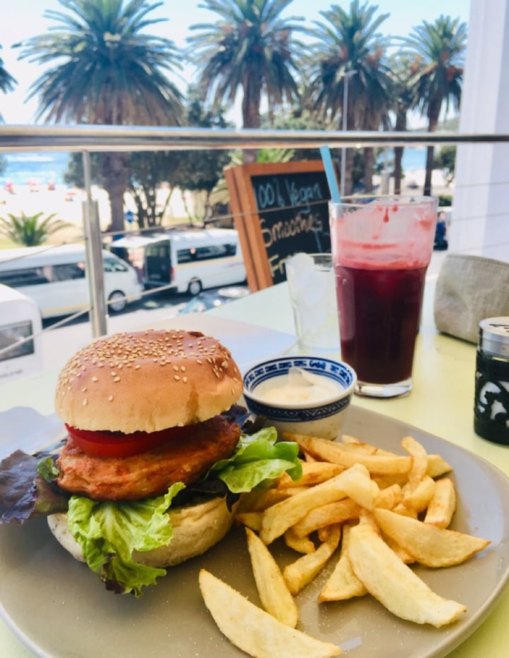 photo of Plant - Camps bay Salmon burger shared by @kathrynwicht on  22 Feb 2020 - review