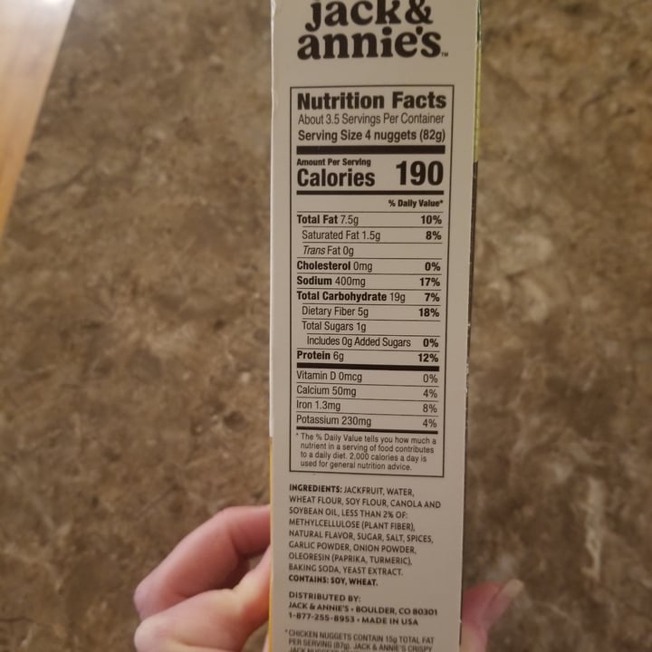 review photo of jack & annie's Jack Nuggets shared by @jonedoe007 on 22 Nov 2021 - review