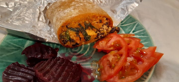 photo of The Kind Kitchen Black Bean Burrito shared by @africandebs on  27 Sep 2019 - review
