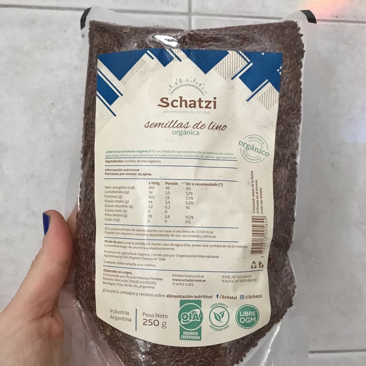 review photo of Schatzi Semillas de lino shared by @lolasatnam on 05 May 2021 - review