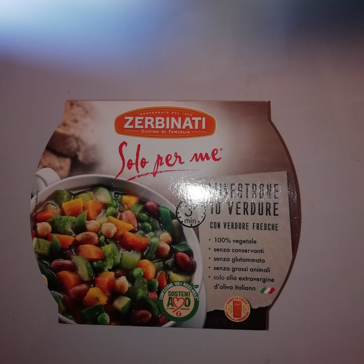 photo of Zerbinati minestrone 10 verdure shared by @chiccodora on  23 Feb 2022 - review