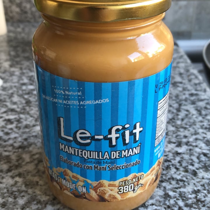 photo of Le-Fit Mantequilla De Mani Natural shared by @jazminn on  31 Mar 2021 - review