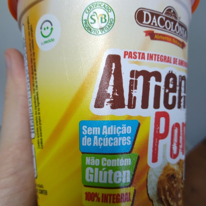 photo of DaColônia Pasta Integral De Amendoim Crunchy shared by @lauriane on  22 May 2022 - review