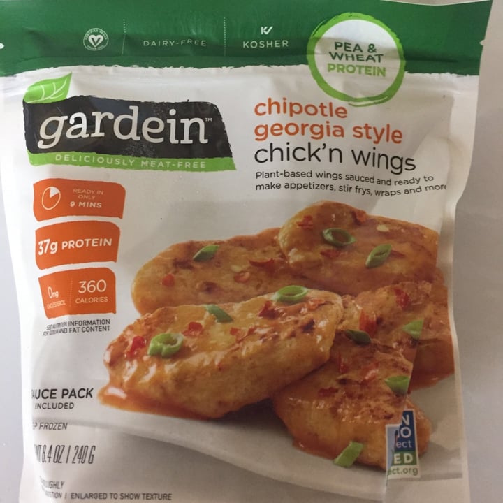 photo of Gardein Chipotle Georgia Style Chick'n Wings shared by @thathigginsguy on  06 Nov 2020 - review