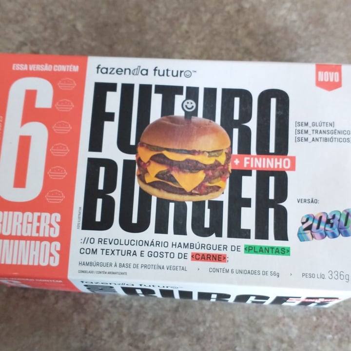 photo of Fazenda Futuro - Future Farm Futuro Burger Fininho shared by @henriquepilz on  10 Jul 2022 - review