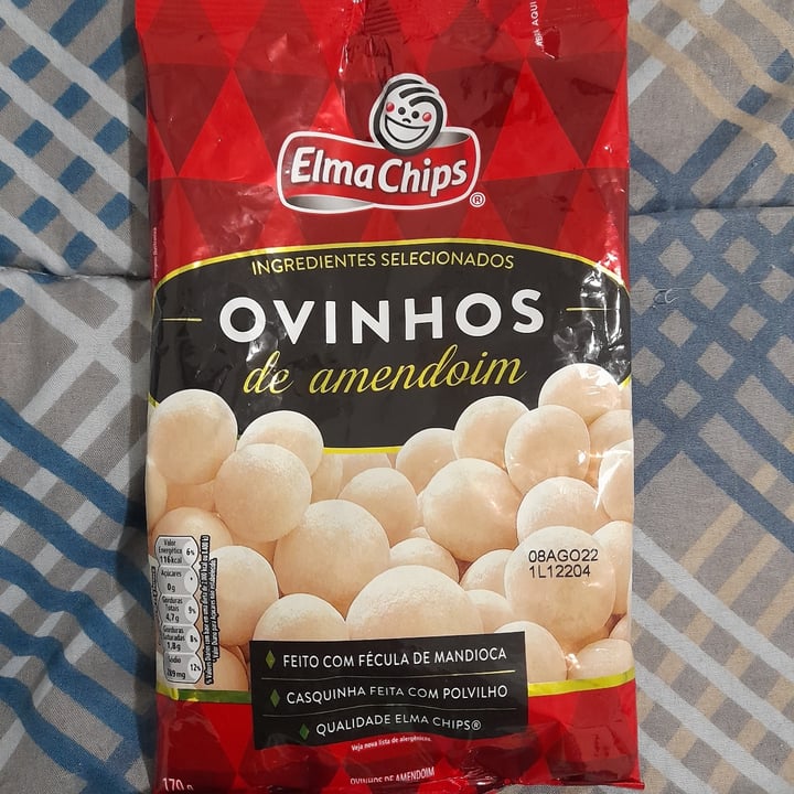 photo of Elma Chips Ovinhos de amendoim shared by @anyveggie on  11 Sep 2022 - review