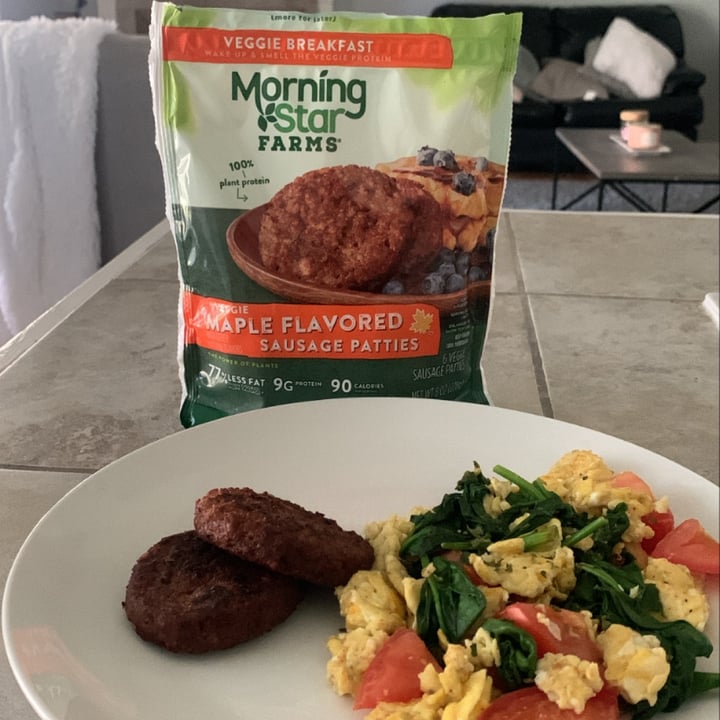 review photo of MorningStar Farms Breakfast Sausage shared by @rootedhoneybee on 11 Dec 2021 - review