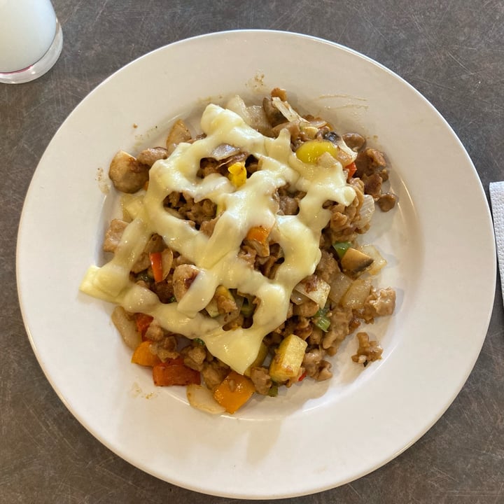 photo of Restaurante Susy Alambre de “pollo” ASANTÉ 100% vegetal shared by @pangel on  25 Jun 2022 - review