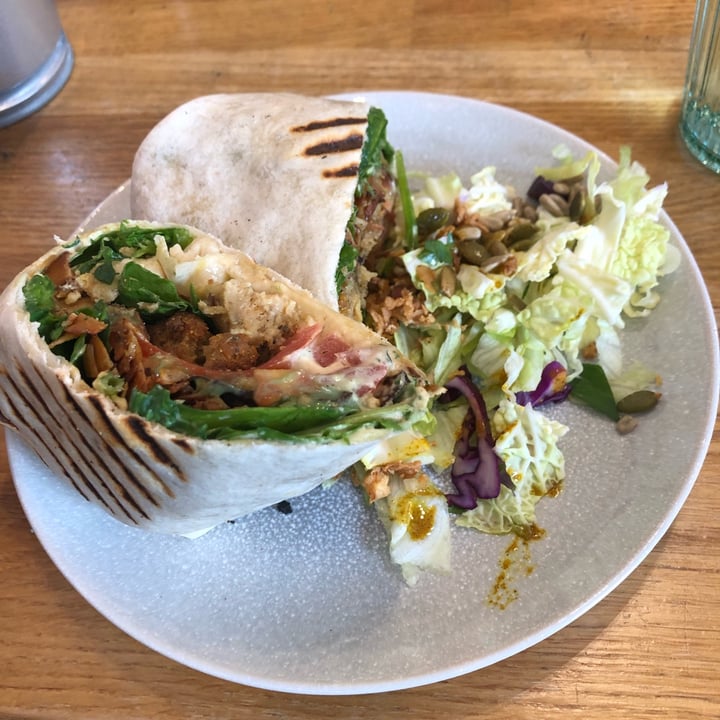 photo of Serenity Now Fried Chicken Wrap shared by @pretzelworm on  10 Oct 2021 - review