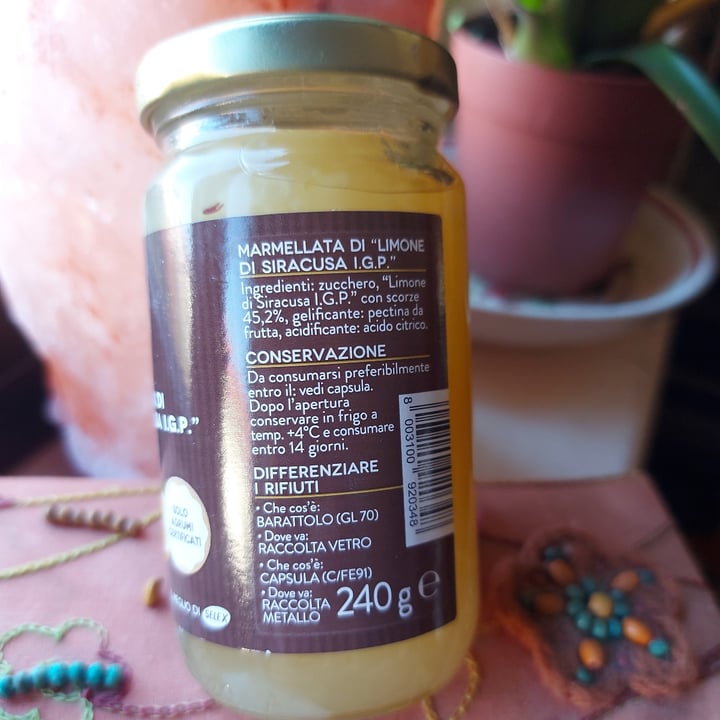 photo of Saper di Sapori  Marmellata di "limone di Siracusa i.g.p." shared by @fralla95 on  09 Jan 2022 - review