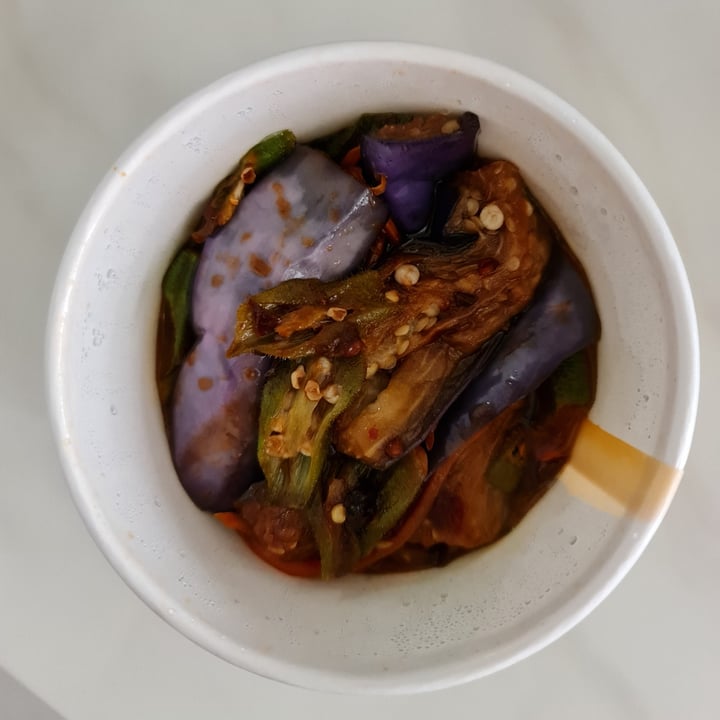 photo of Greendot Rivervale Mall (Take-away Only) Spicy Sweet & Sour Eggplant & Ladyfingers shared by @parismelody on  29 Dec 2021 - review