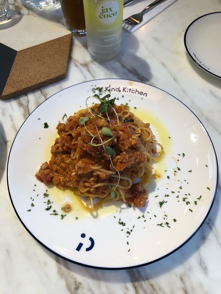 photo of Kind Kitchen by Green Common Omnipork Spaghetti Bolognese shared by @isalee on  06 Nov 2018 - review